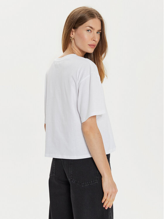TWINSET TWINSET T-shirt 242TP2521 Bijela Loose Fit
