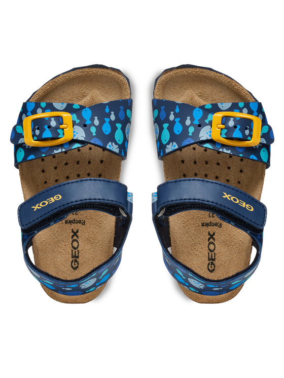 Geox Sandali Geox B Chalki B922QA 4 C0657 S Mornarsko modra