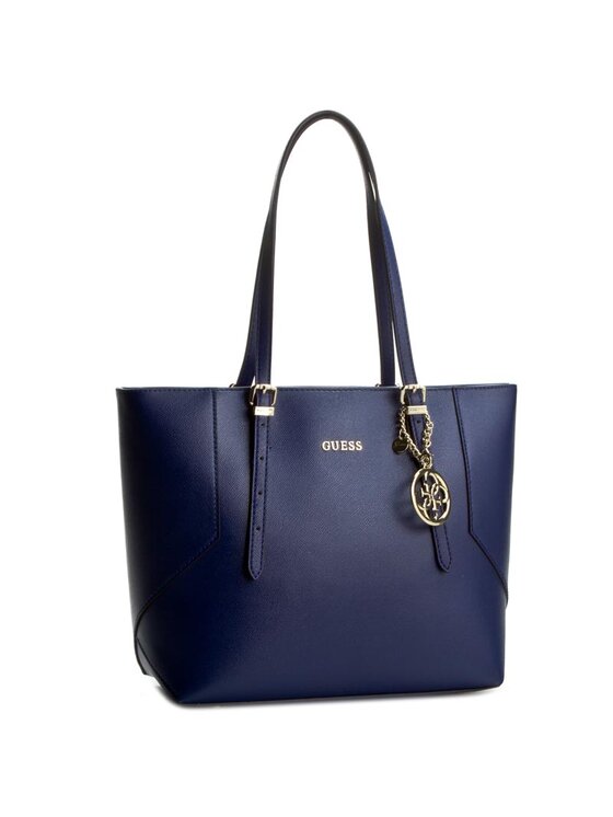 Guess Ročna torba Guess Isabeu Shopper HWISAB P6323 Mornarsko modra