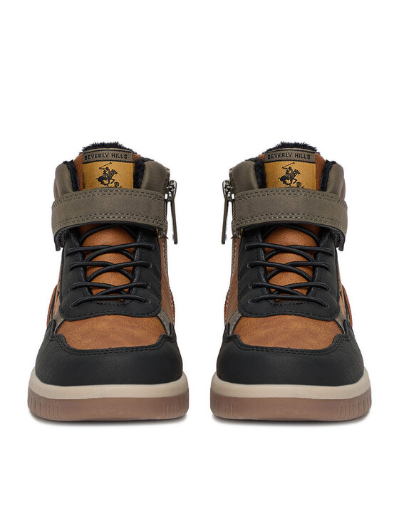 Beverly Hills Polo Club Šnurovacia obuv Beverly Hills Polo Club EO-BHPC-333-100 Hnedá