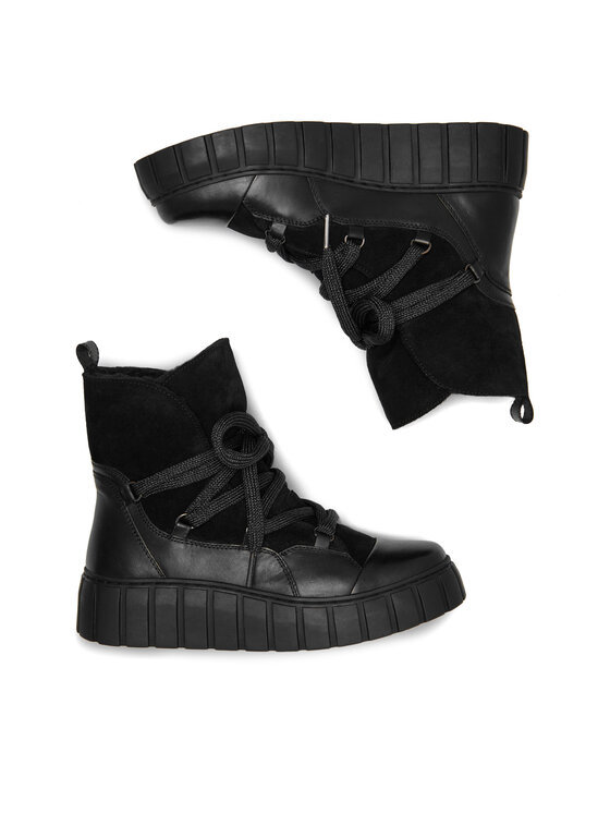 Sergio Bardi Īsie zābaki Sergio Bardi WI23-C1025-01SB Melns