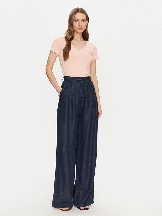 Guess Guess Футболка W2YI45 J1314 Оранжевий Slim Fit