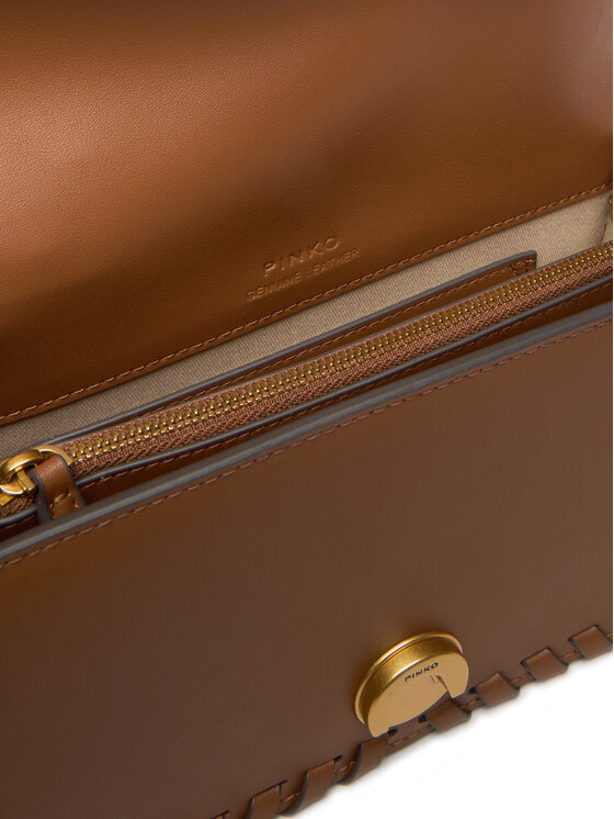 PINKO Soma PINKO Love One Mini Cl. AI 25-26 PLTT 100059 A2OR Brūns