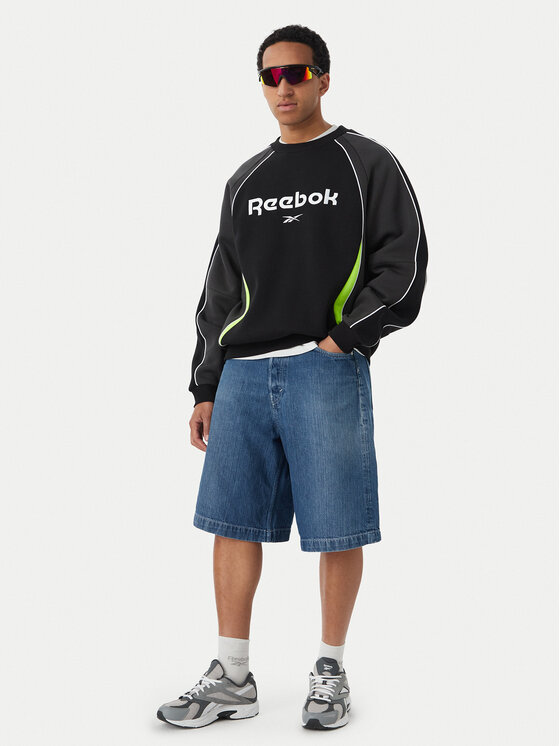 Reebok Reebok Μπλούζα Tomasz RK25746CCM Μαύρο Regular Fit