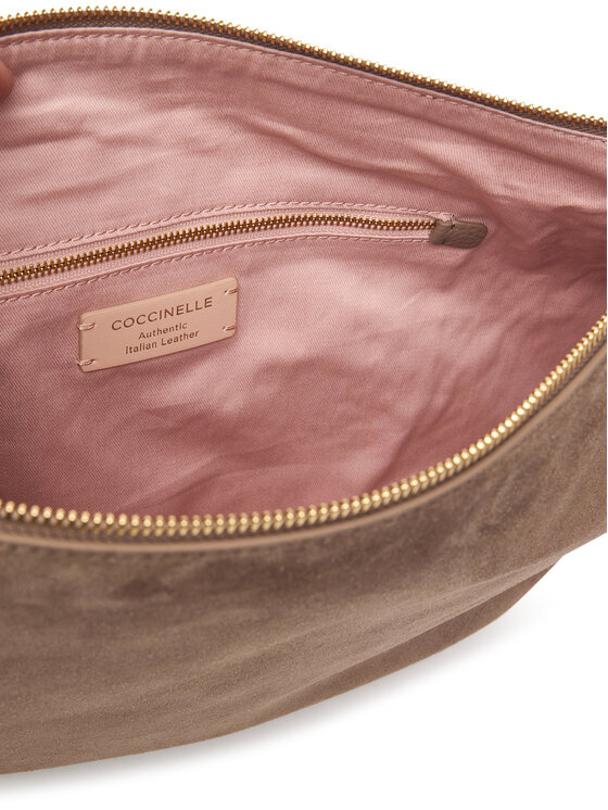 Coccinelle Сумка Coccinelle VCB Coccinellethess Suede Bim E1 VCB 13 01 01 Темно-бежевий