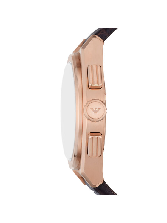 Emporio Armani Годинник Emporio Armani Federico AR11563 Коричневий