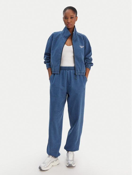 Reebok Reebok Spodnji del trenirke Tenley RK25488CCW Modra Regular Fit
