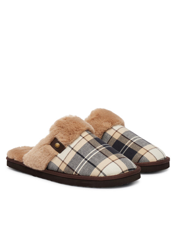 Barbour Pantofole Barbour ClaudiaTartanSlipper LSL0036TN26 Marrone