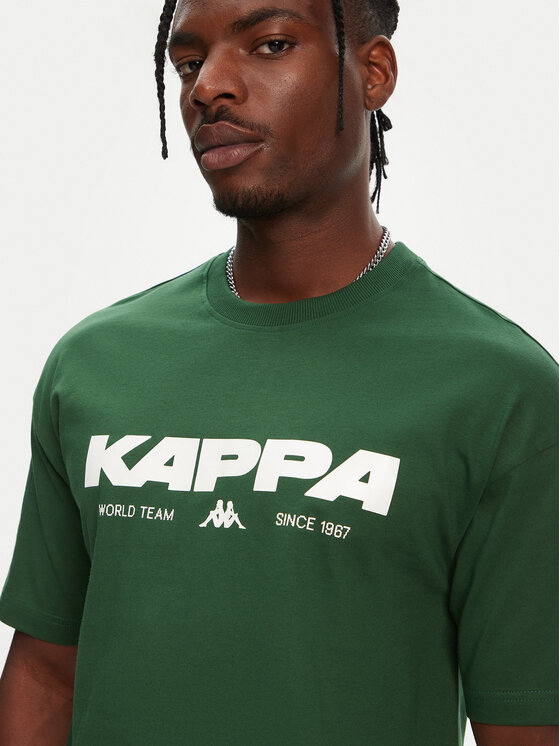 Kappa Kappa Футболка Nhisso 351S5MW Зелений Regular Fit
