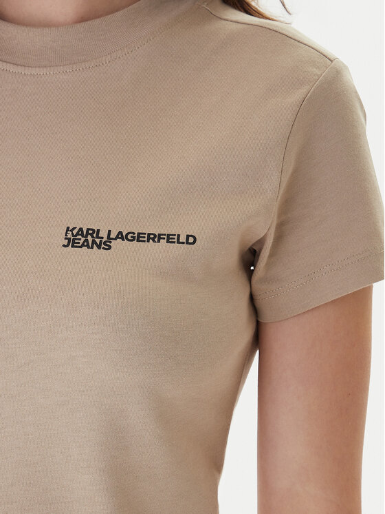 Karl Lagerfeld Jeans Karl Lagerfeld Jeans Camiseta A1W17004 Verde Slim Fit
