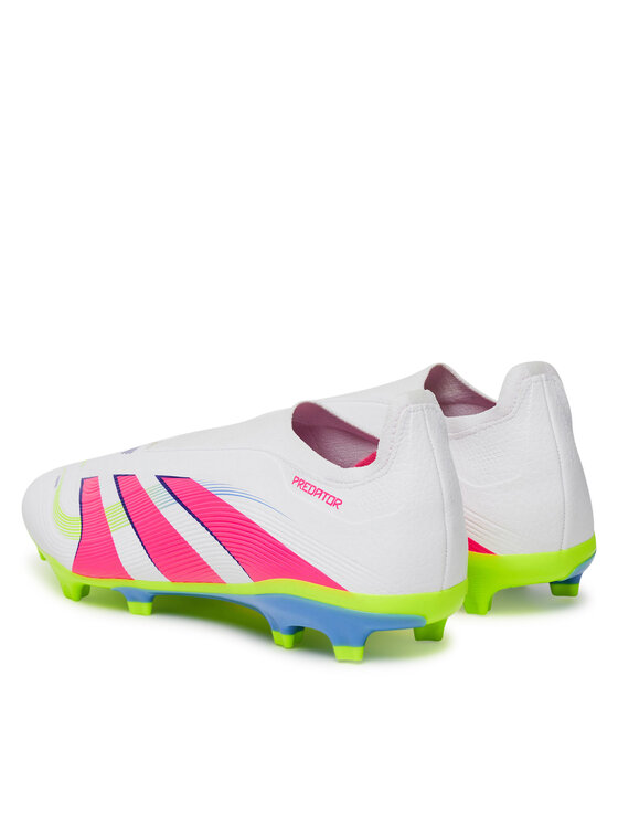 adidas Взуття для футболу adidas Predator League Laceless Firm/Multi-Ground ID3861 Білий