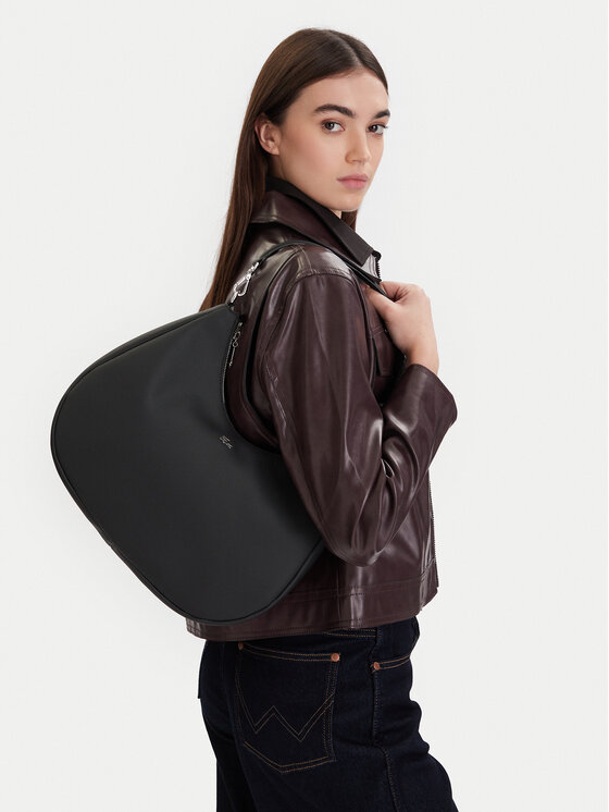 Lacoste Torebka Lacoste Daily City Bag NF5125DZ Czarny