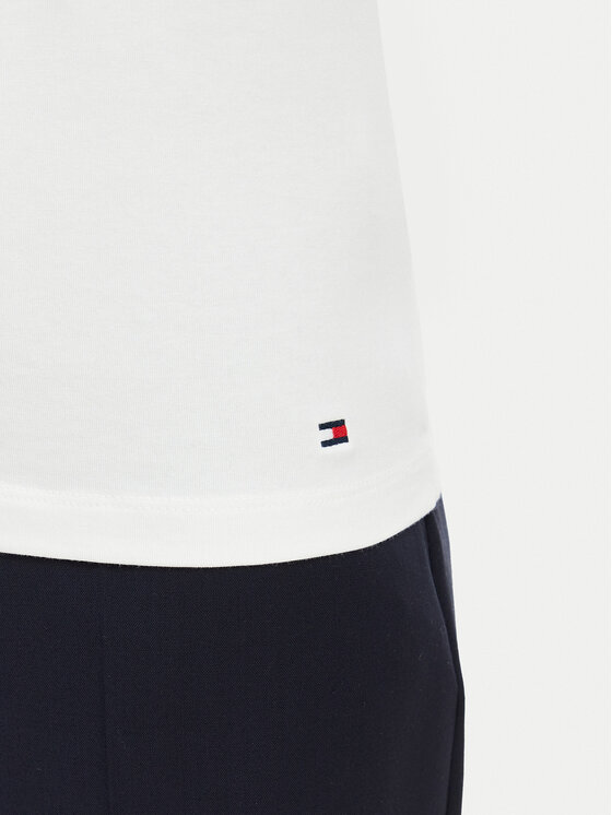 Tommy Hilfiger Tommy Hilfiger Top Classic WW0WW50947 Blanco Regular Fit