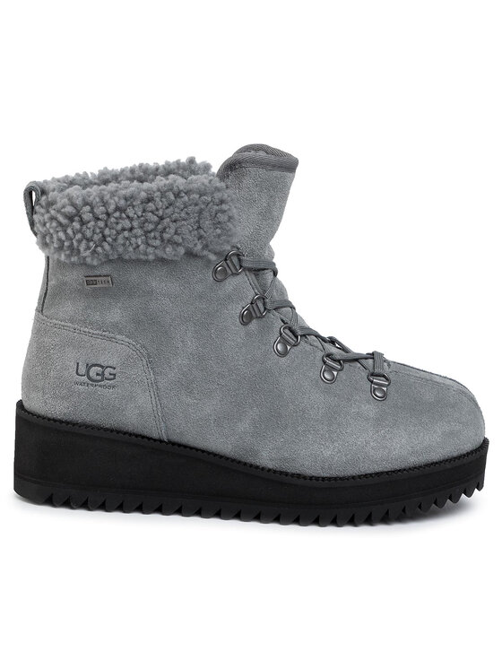 Ugg Bakancs Ugg W Birch Lace-Up Shearling 1105312 Szürke