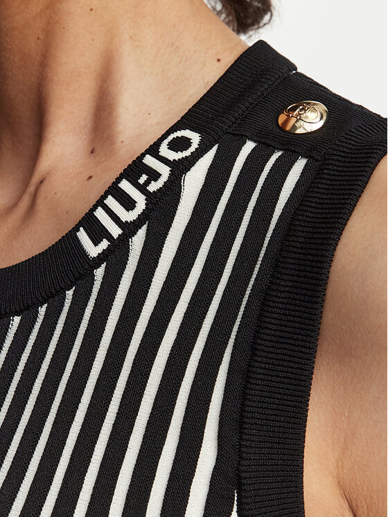 Liu Jo Sport Liu Jo Sport Топ TA6064 MS55N Чорний Regular Fit