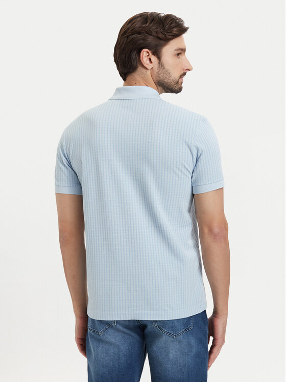 BOSS BOSS Polo Pl Goc Birdie 3 50559355 Azul claro Regular Fit