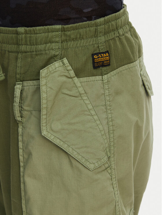 G-STAR G-Star Raw Штани карго D29010-E519 Темно-зелений Straight Fit