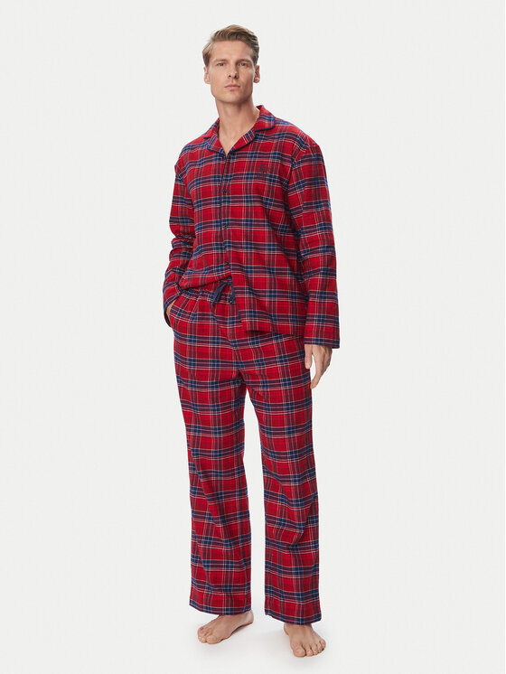 Tommy Hilfiger Tommy Hilfiger Pijama UM0UM03659 Rojo Relaxed Fit