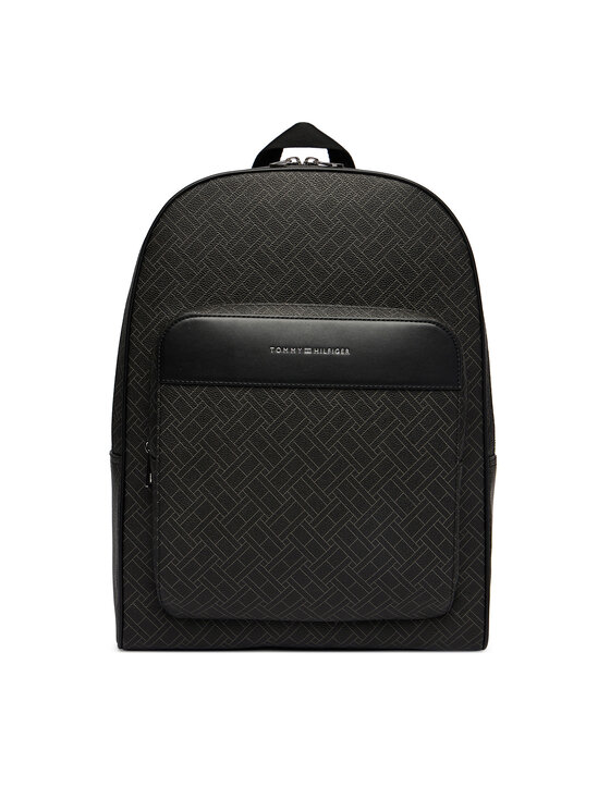 Tommy Hilfiger Plecak Tommy Hilfiger Th Flag Monogram Backpack AM0AM14137 Czarny
