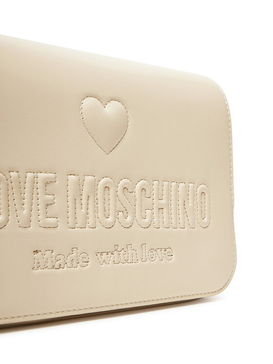 LOVE MOSCHINO Torebka LOVE MOSCHINO JC4221PP0MKF0110 Kremowy