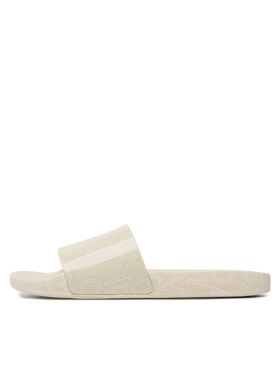 Calvin Klein Ciabatte Calvin Klein Pool Slide Rubber HM0HM01062 Crema