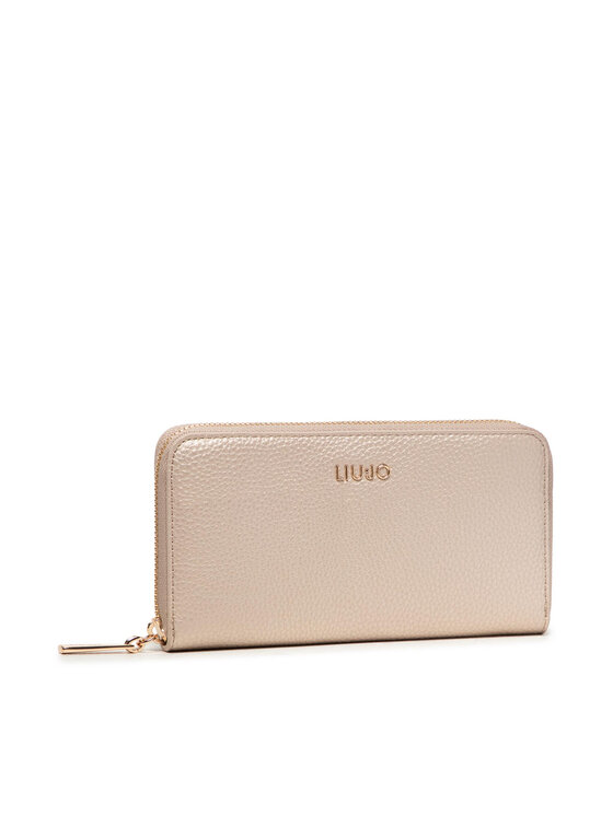 Liu Jo Портфейл Liu Jo Scs Xl Zip Around NF1197 E0086 Златист