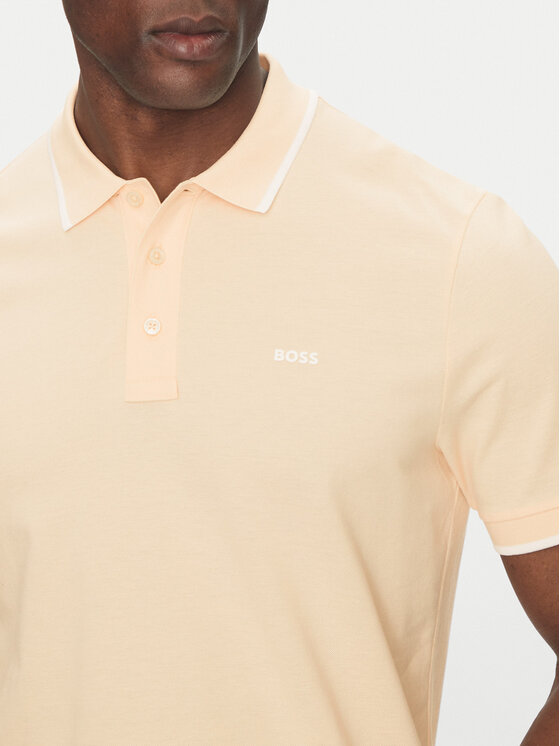 BOSS BOSS Polo Parlay 190 50494697 Écru Regular Fit