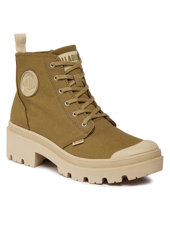 Palladium Bakancs Palladium Pallabase Twill 96907-204-M Barna