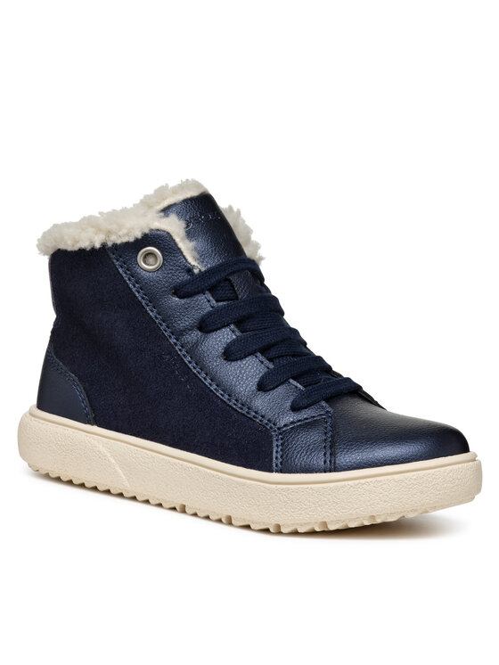 Geox Šnurovacia obuv Geox J Theleven Girl B Ab J46HTA 077BC C4021 S Tmavomodrá
