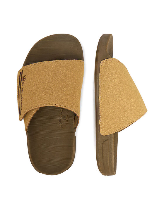 Quiksilver Шльопанці Quiksilver EO-POCHI SUEDE CQ10164YT Бежевий