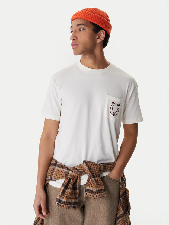RVCA RVCA Camiseta Lucky You EVYZT00274 Écru Regular Fit