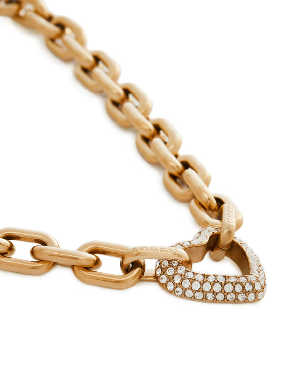 Guess Naszyjnik Guess JUBN05 015JW Złoty