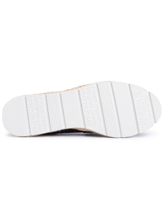 Tommy Hilfiger Еспадрили Tommy Hilfiger Basic Tommy Corporate Espadrille FW0FW04738 Тъмносин