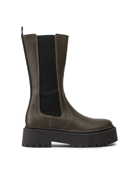 Steve Madden Īsie zābaki Steve Madden Vivianne SM11001286-03001-DKH Zaļš