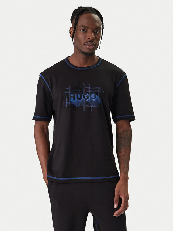 HUGO HUGO Camiseta Nothal 50553498 Negro Regular Fit