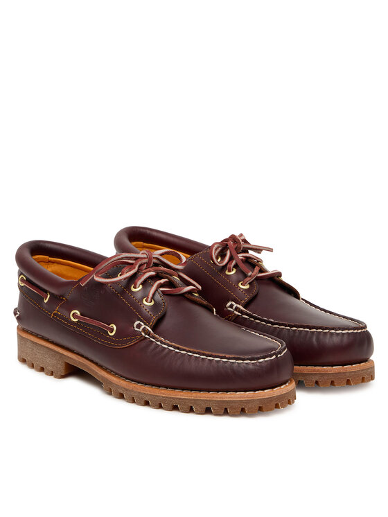 Timberland Мокасини Timberland Authentics Boat 3 Eye Classic TB0500096481 Коричневий