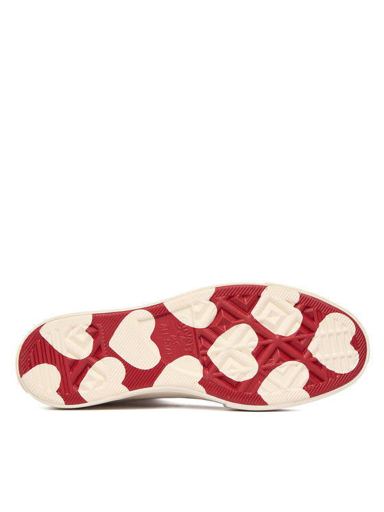 Converse Кеди Converse Chuck Taylor All Star Lift Platform Hearts A19058C Білий