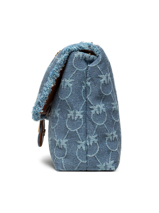 PINKO Rankinė Pinko Love Bag Puff Denim Logo Cl PE 22 PLTT 1P22LT Y7WZ Mėlyna