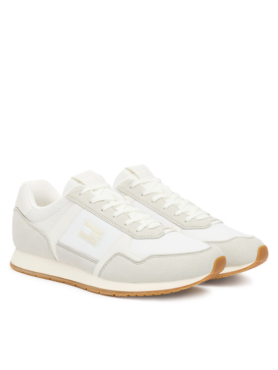 Tommy Jeans Sneakersy Tommy Jeans Tjm Runner Casual EM0EM01617 Écru