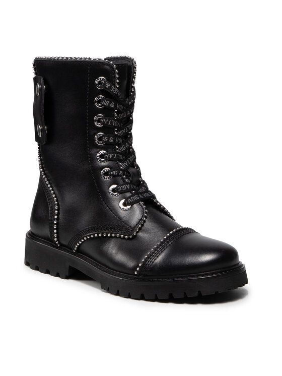 Zadig & Voltaire Trzewiki Zadig & Voltaire Joe WKAA1730F Czarny