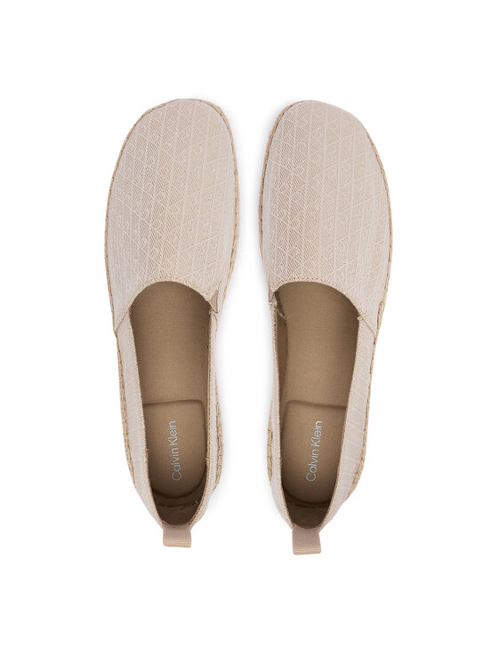 Calvin Klein Espadrilės Calvin Klein All Over CK HW0HW02933 Smėlio