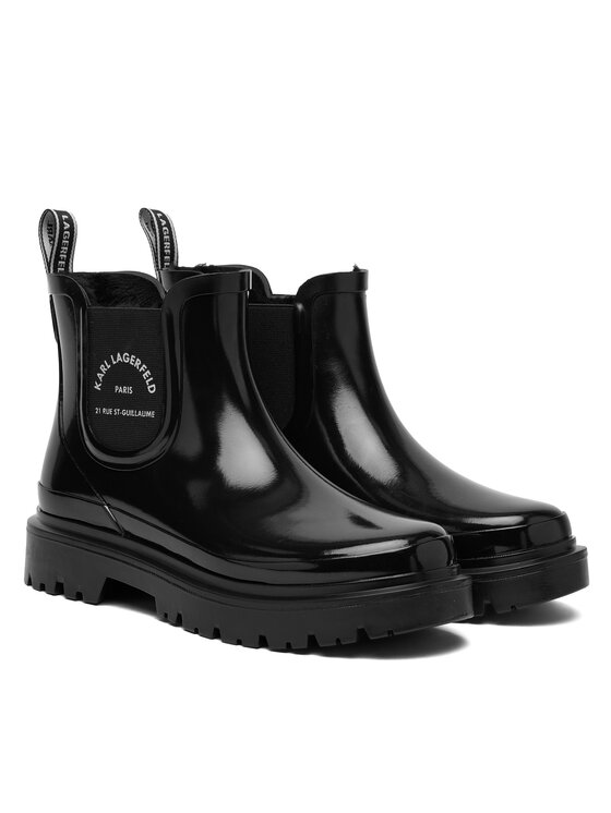 KARL LAGERFELD Гумові чоботи KARL LAGERFELD KL47140 Чорний