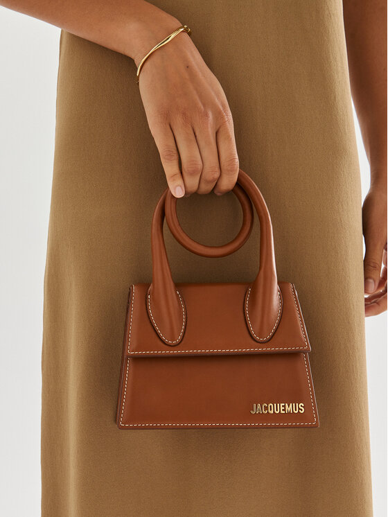 JACQUEMUS Kabelka JACQUEMUS Le Chiquito Noeud 213BA005-3072 Hnedá