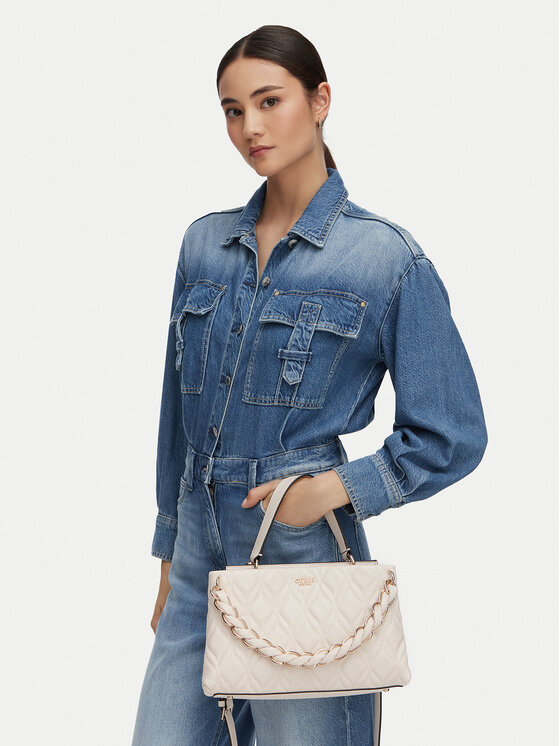 Guess Сумка Guess Maxine HWQG97 33050 Кремовий