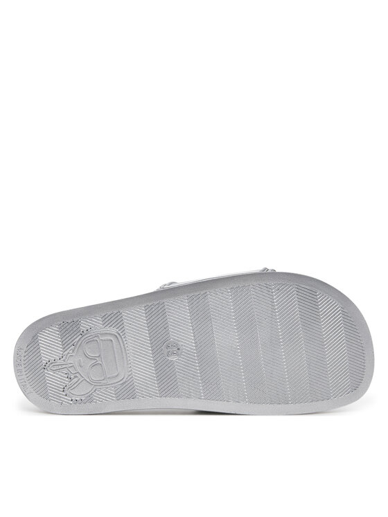 KARL LAGERFELD Шльопанці KARL LAGERFELD Kondo 2.0 KL80919M Срібний