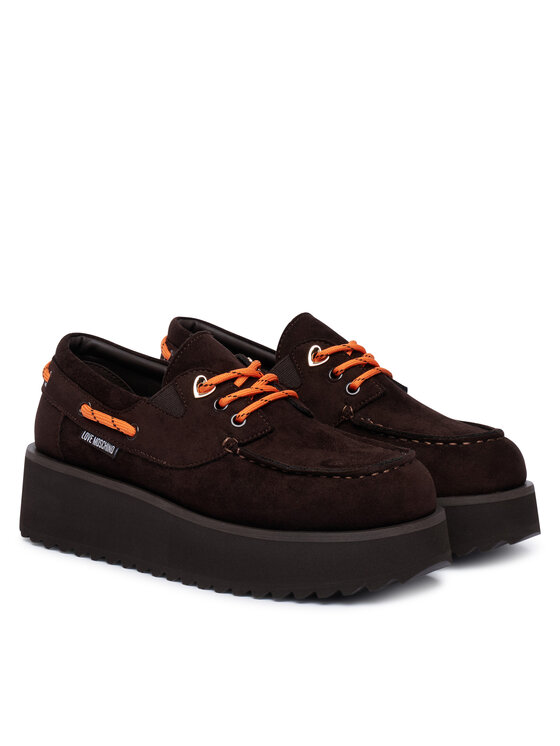 LOVE MOSCHINO Туфлі LOVE MOSCHINO JA10036I1PJAW317 Темно-коричневий