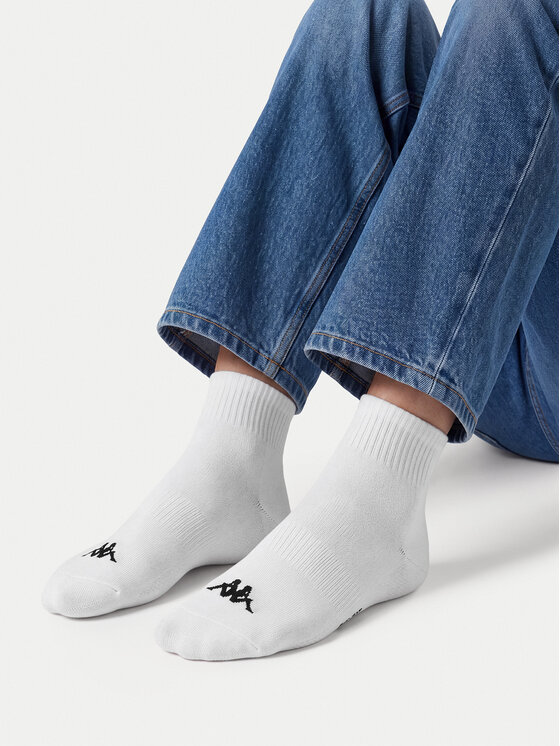 Kappa Къси чорапи Kappa CEO_KR_FRESH_AW26 (3-PACK) Бял