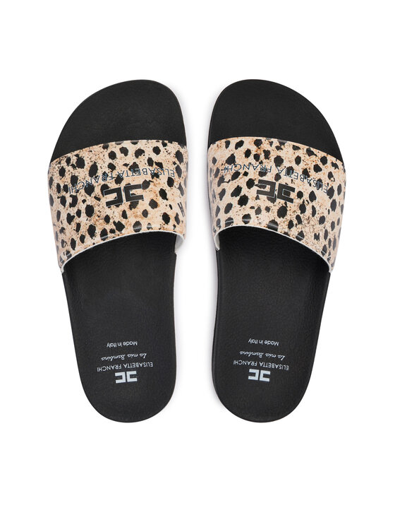 Elisabetta Franchi Шльопанці Elisabetta Franchi F4A0-E0608-1926X Бежевий