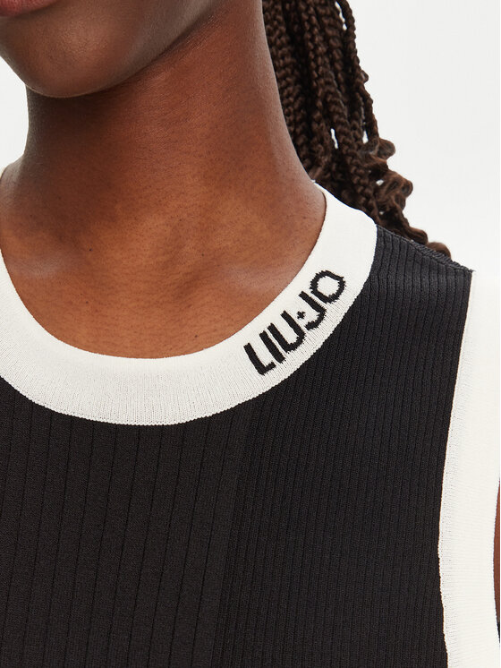 Liu Jo Sport Liu Jo Sport Топ TA5092 MS022 Чорний Regular Fit