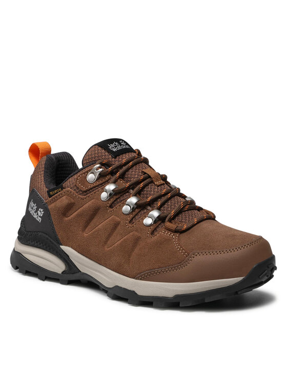 Jack Wolfskin Трекінгові черевики Jack Wolfskin Refugio Texapore Low W 4050821 Коричневий